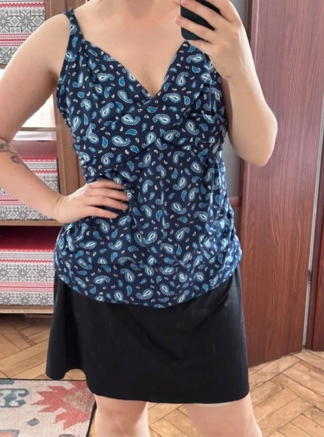 Elegancki i niezwykle komfortowy komplet kąpielowy premium marki Lands’ End 4XL / 48 / 20