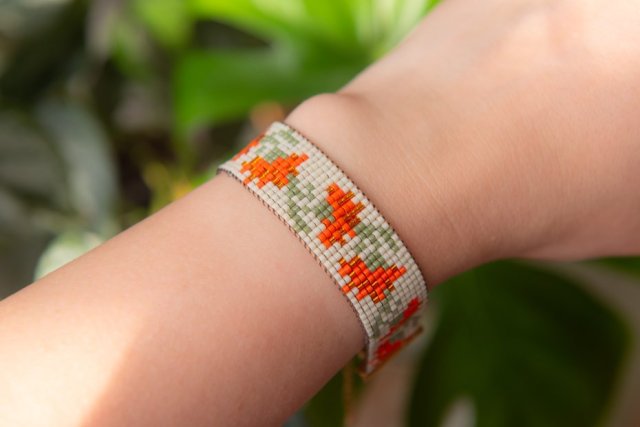 Bransoletka SUMMER MEADOW ✧ boho ✧ etno ✧ kwiaty