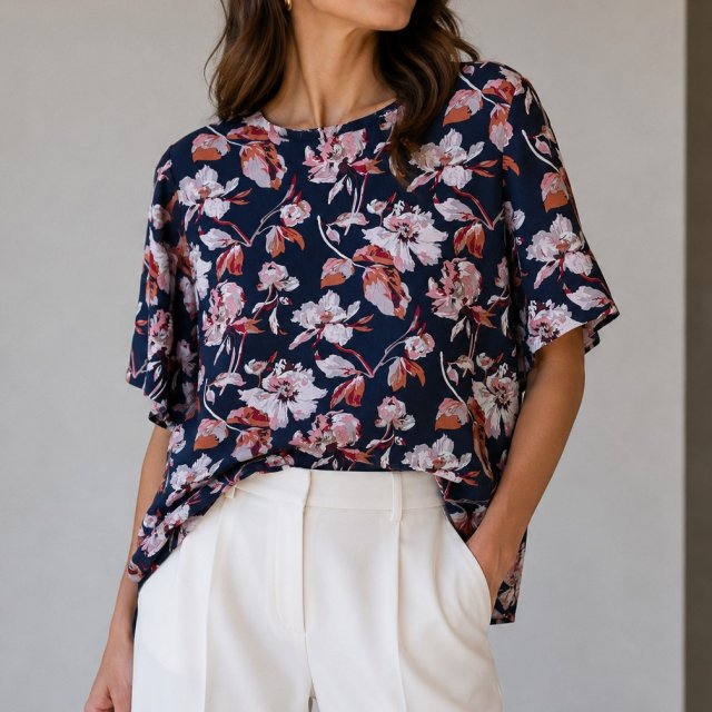 Gant bluzka w kwiaty S