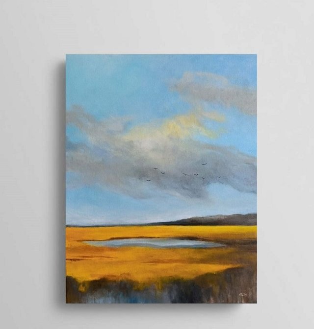Pejzaż-obraz akrylowy 50/40 cm