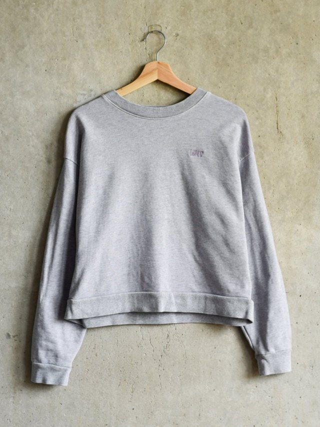 Bawełniana bluza Levi's 100% bawełna melanż liliowo-szara XS