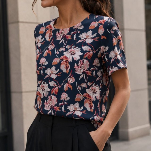 Gant bluzka w kwiaty S