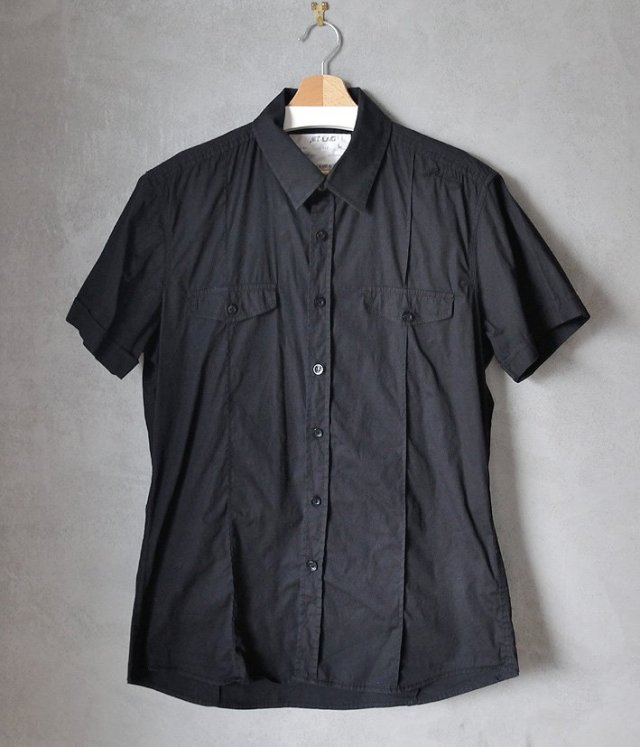 Koszula bawełniana JET LAG męska czarna slim fit L