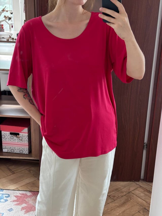Susan Graver Różowa Bluzka Plus Size 4XL / 48 / 20