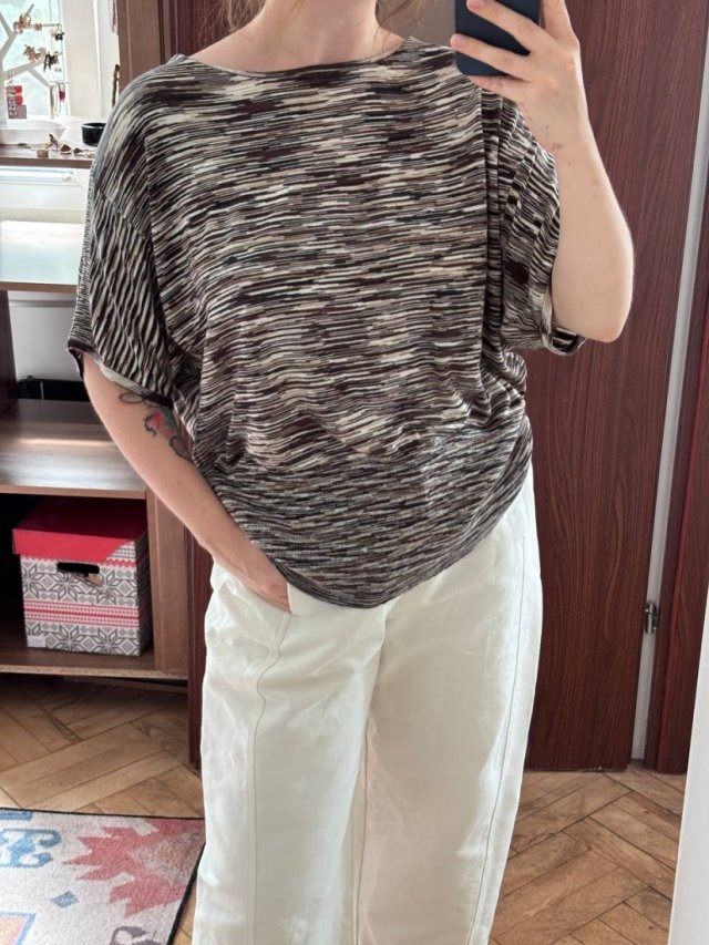Lane Bryant Bluzka w Paski Plus Size  4XL / 48 / 20