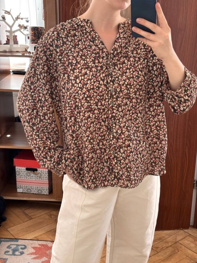 East Adeline Bluzka w Print Zwierzęcy Plus Size XXL / 44 / 16
