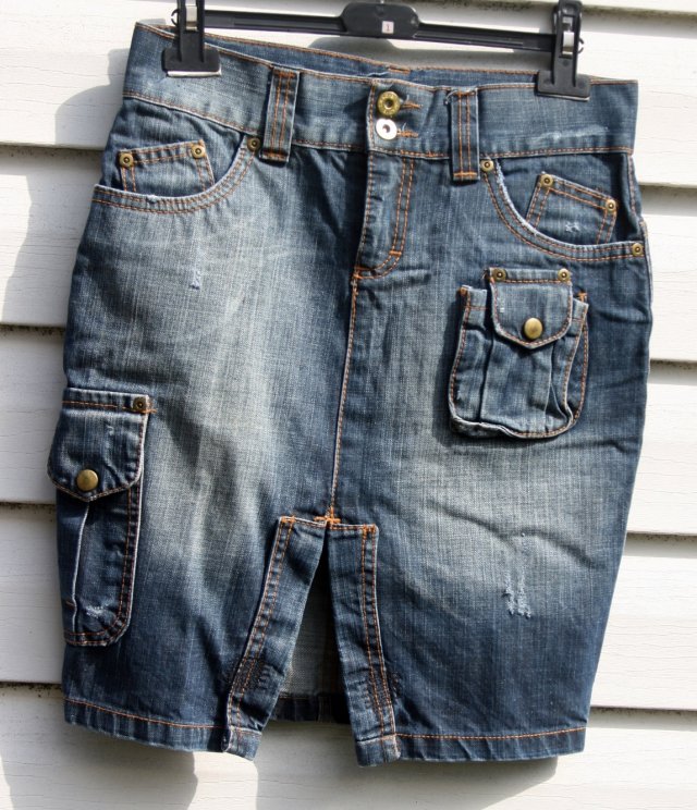 SPÓDNICA JEANS - SICKO 19 /  PULL& BEAR
