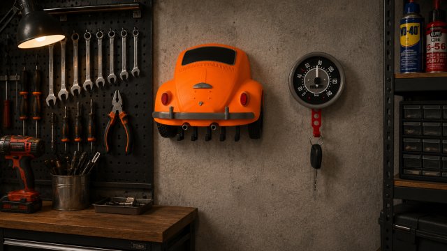 Wieszak na klucze garbus vw