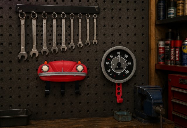 Wieszak na klucze garbus vw