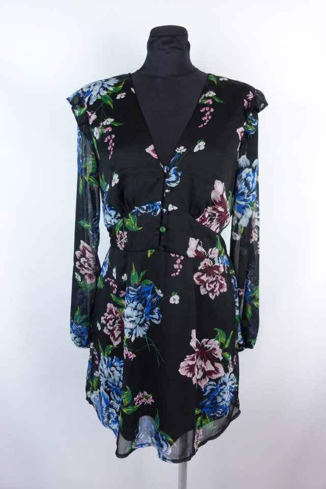 Miss Selfridge szyfonowa krótka sukienka 12 / 40