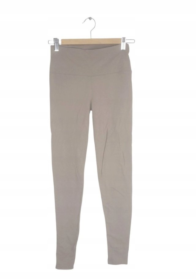 LEGGINSY leginsy damskie beżowe klasyczne 38 M