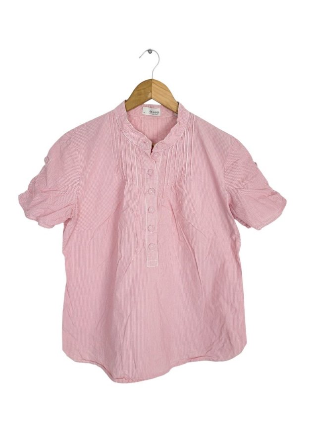 DE.CORP bawełniana bluzka prążki 42 XL