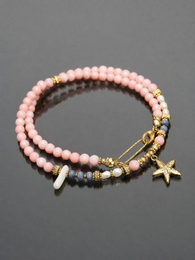 Sea collection - Koral pink vol. 2 /choker/ 12.04.26