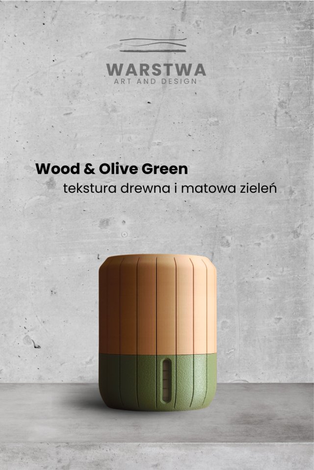 Doniczka Samonawadniająca OVI | Druk 3D Mid-Century Modern