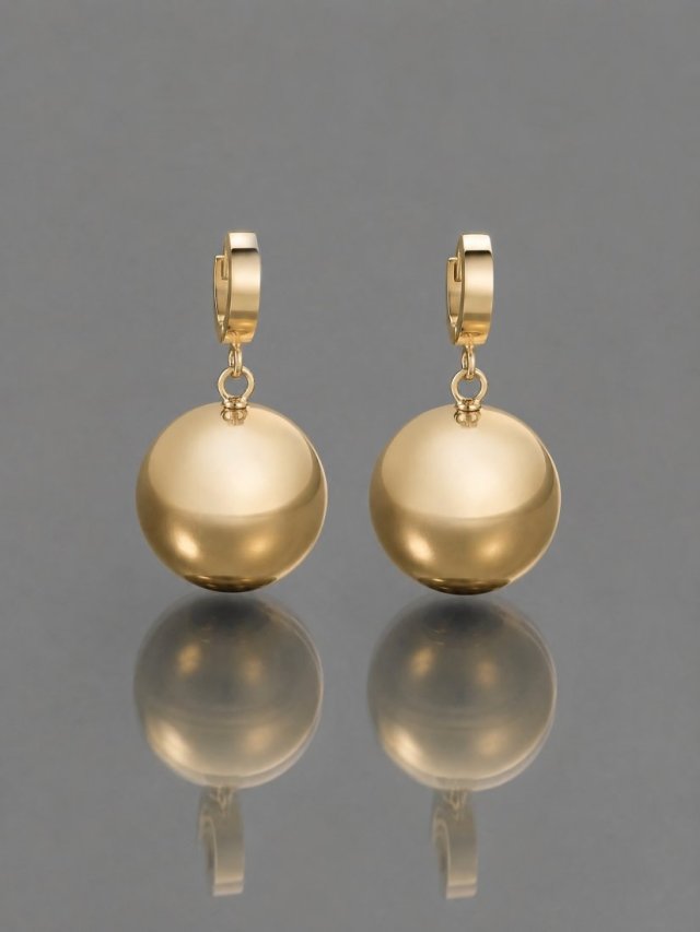 Alloys Collection /Ball gold/ vol. 2 - kolczyki