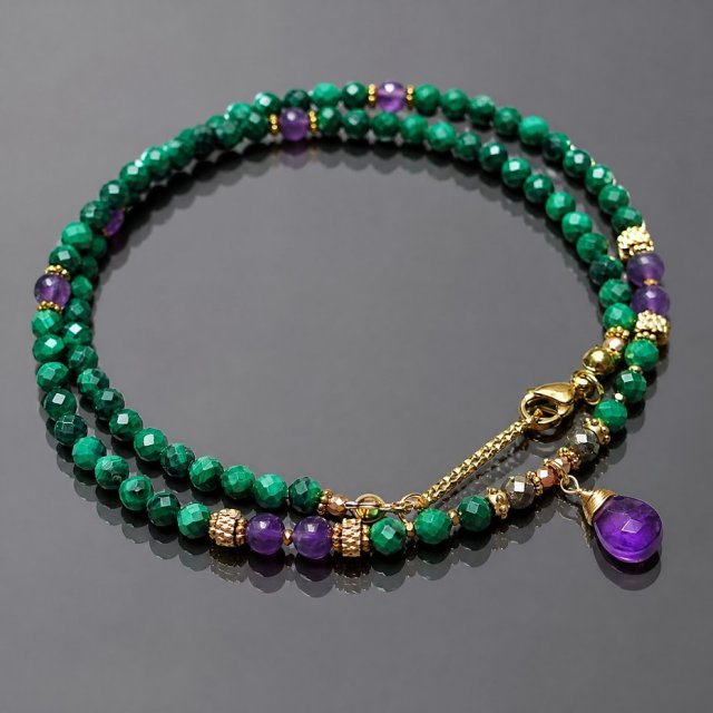 Malachity choker vol. 10 /23.02.26/ naszyjnik - Szlachetna kolekcja