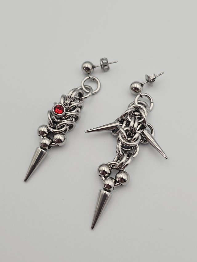 Kolczyki SPIKES industrial piercing