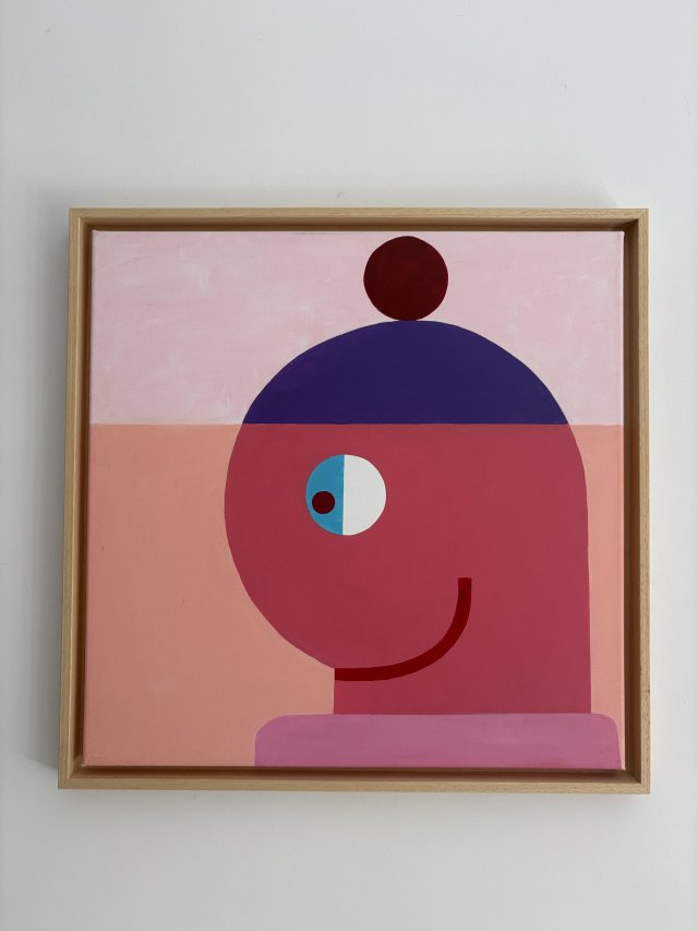 Obraz na płótnie 50x50 cm. Pom Pom nr 6