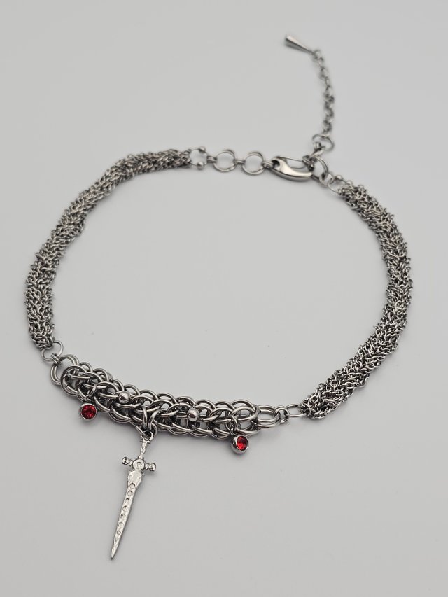 Crimson Blade choker naszyjnik