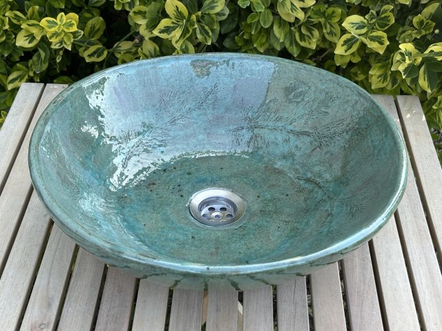 Umywalka ceramiczna rękodzieło Ø 40 cm
