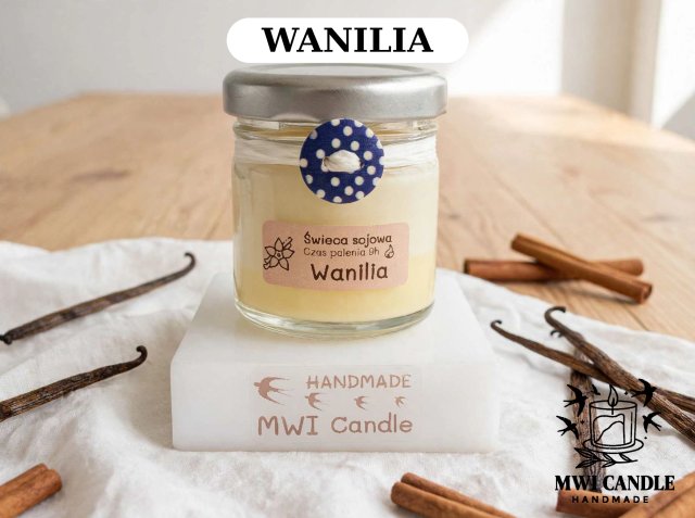 Świeca sojowa wanilia