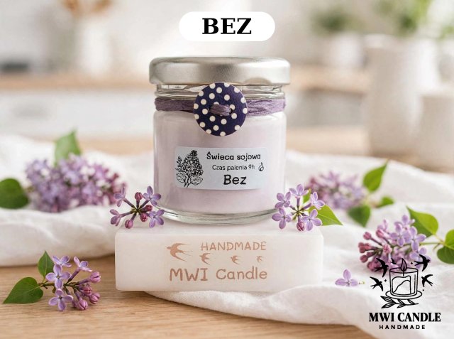 Świeca sojowa bez