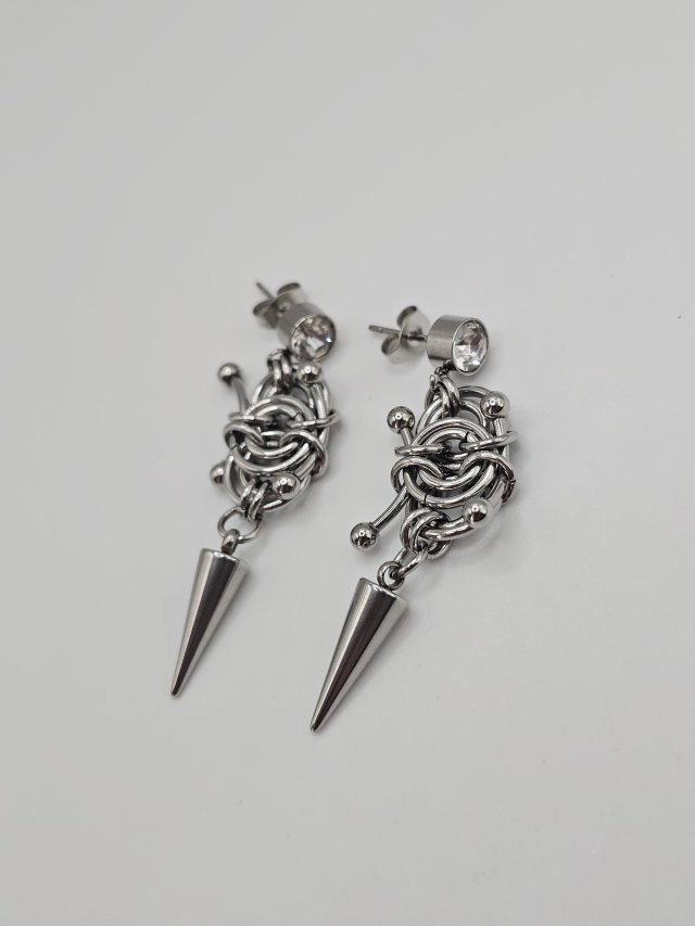 Kolczyki Silver Spike