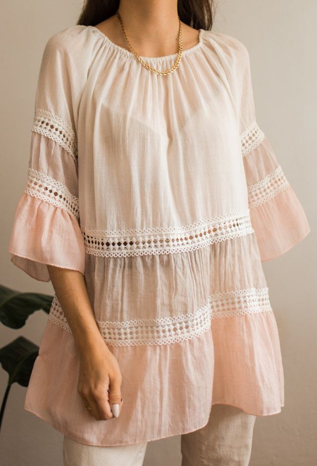 Pastelowa tunika S/M