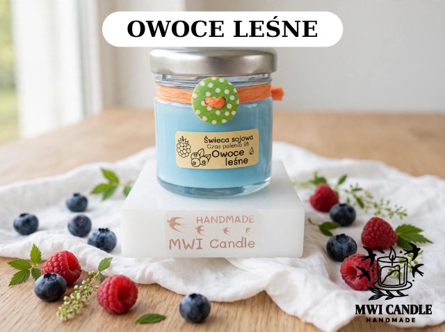 Świeca sojowa owoce leśne