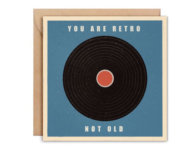 kartka okolicznościowa you are retro + koperta