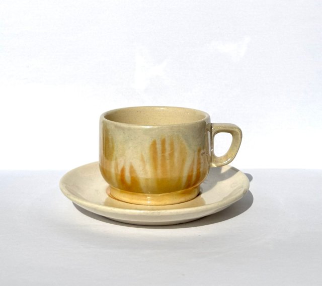 Filiżanka do mokki marmurek ceramika vintage lata 70–80 retro home (5/5)