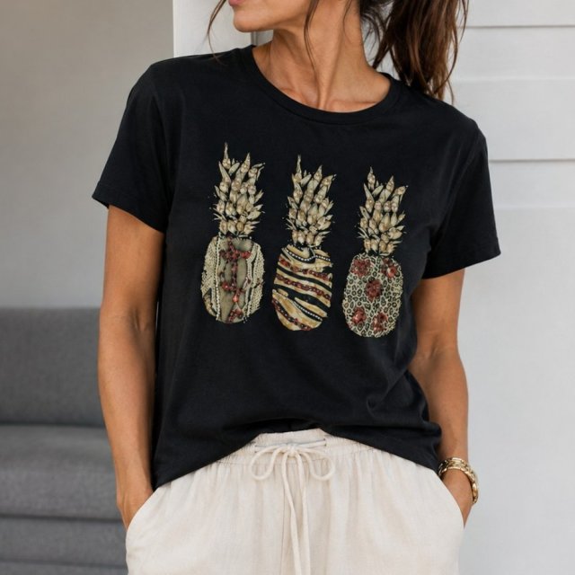 Mint t-shirt ananasy