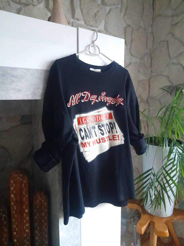 Bluza z printem L
