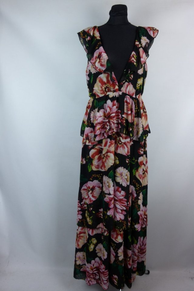 Boohoo letnia sukienka maxi żorżeta 14 / 42