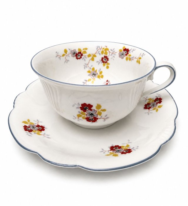Filiżanka Art Deco Schumann Bavaria lata 20 Vintage porcelana kwiaty