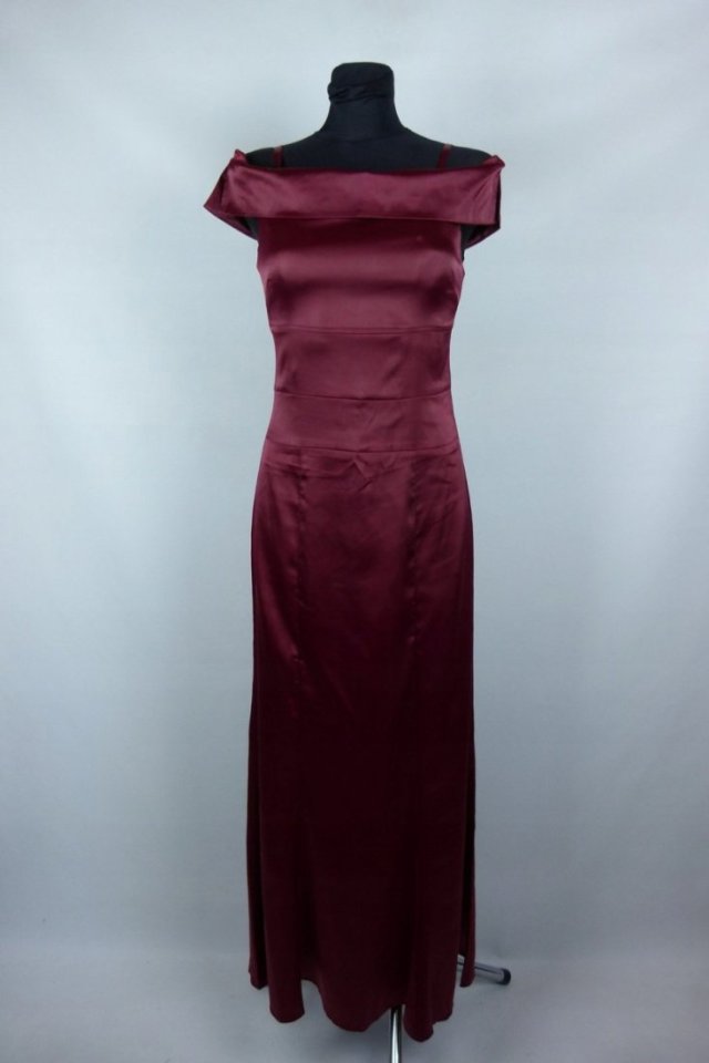 Bonprix wieczorowa sukienka maxi bordo 10 / 36