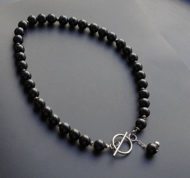 Choker z czarnego turmalinu - Nowoczesny talizman