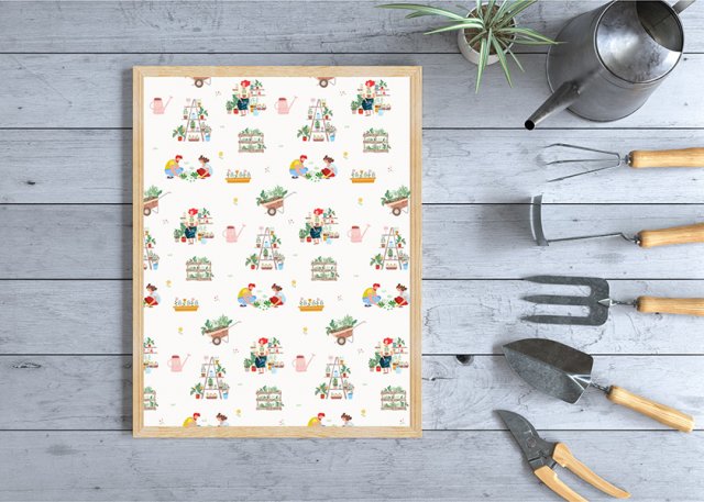 plakat. W ogrodzie (format A3)