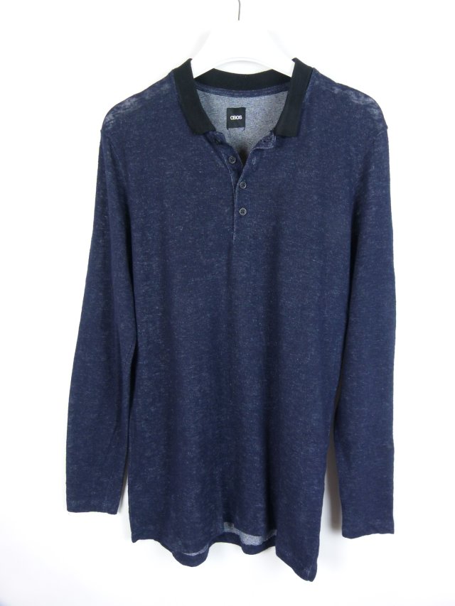 Asos sweterkowa bluzka polo / M