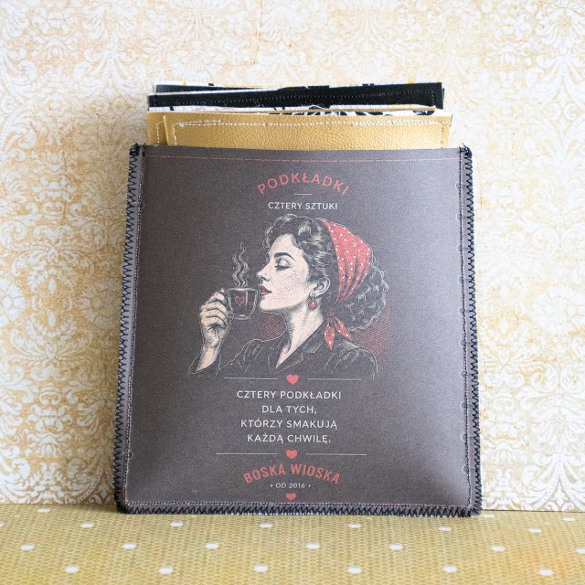 Komplet podkładek - Signora Espresso