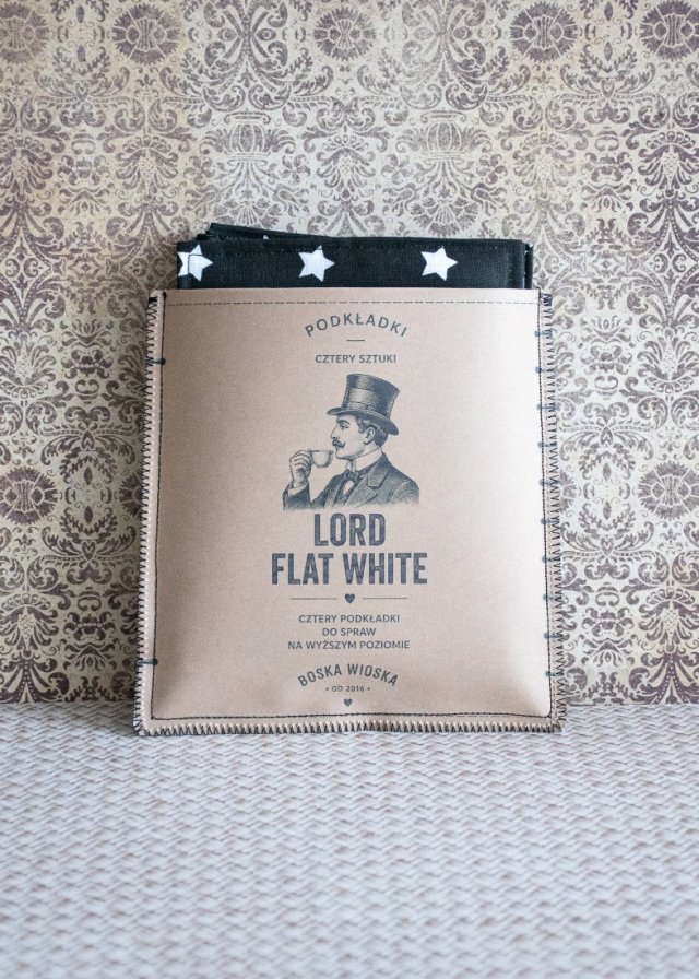 Komplet podkładek - Lord Flat White
