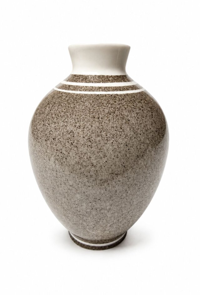 Pękaty wazon Metzler & Ortloff Ilmenau DDR lata 50 Mid-Century porcelana