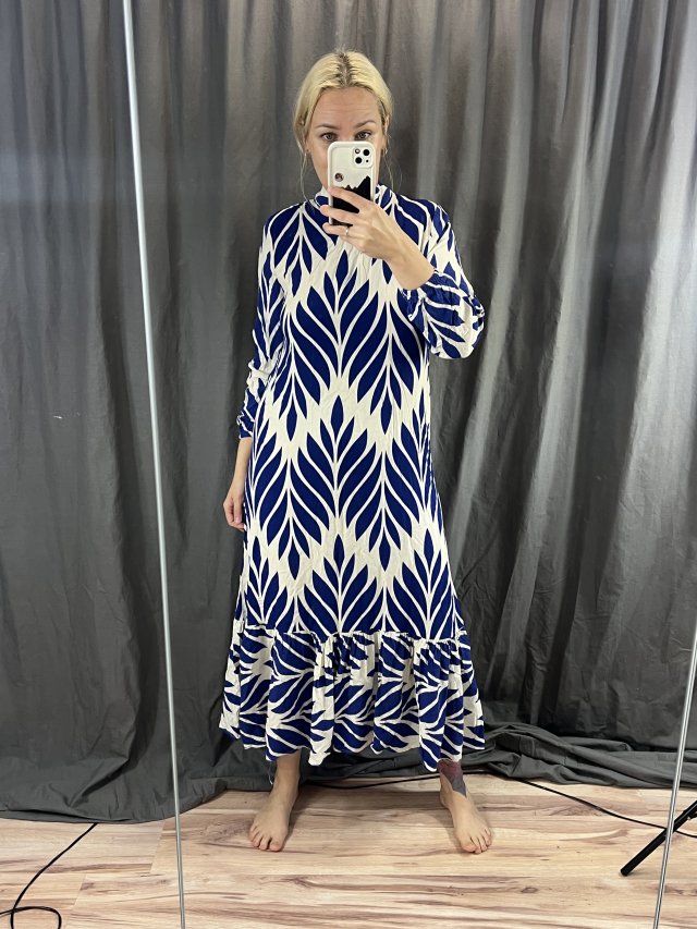 wzorzysta sukienka