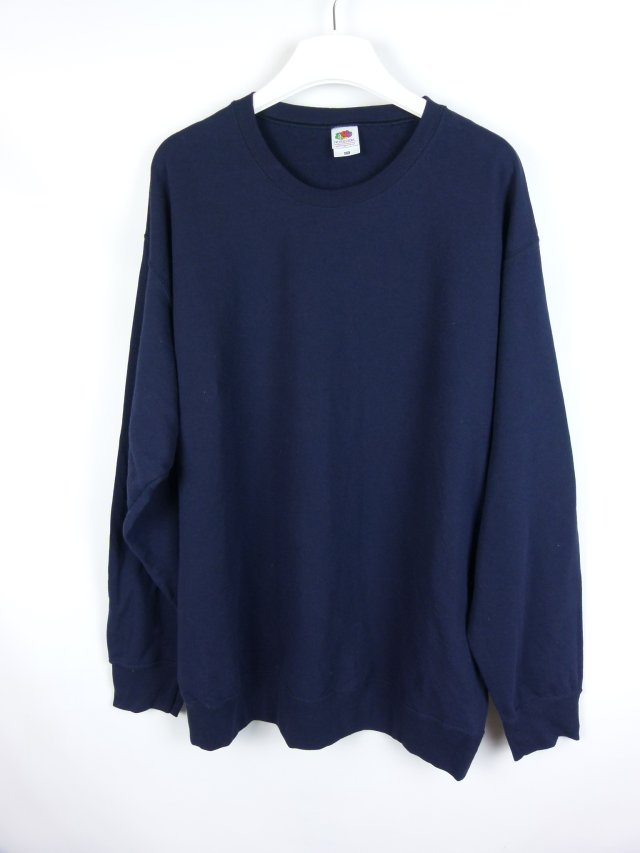 Fruit of the Loom męska granatowa bawełniana bluza / 2XL
