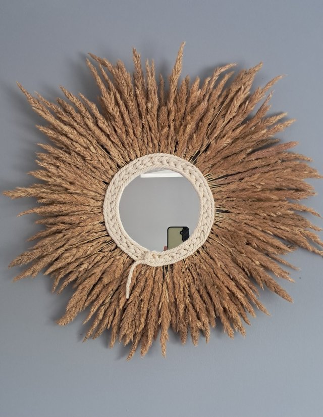Ozdobne lusterko w stylu Boho