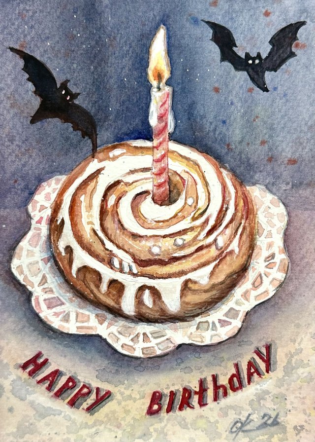 Bułeczka cynamonowa Original Akwarela