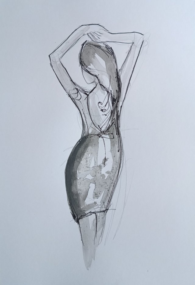 "  Calipso " technika mieszana - a4