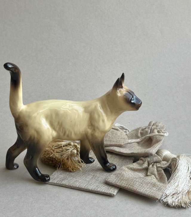 Mid-Century Modern ❤ Coopercraft - Siamese cat - Vintage Figurine