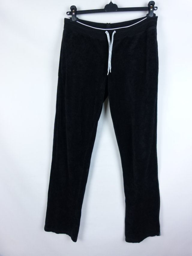 Just Cavalli proste spodnie welur / XL