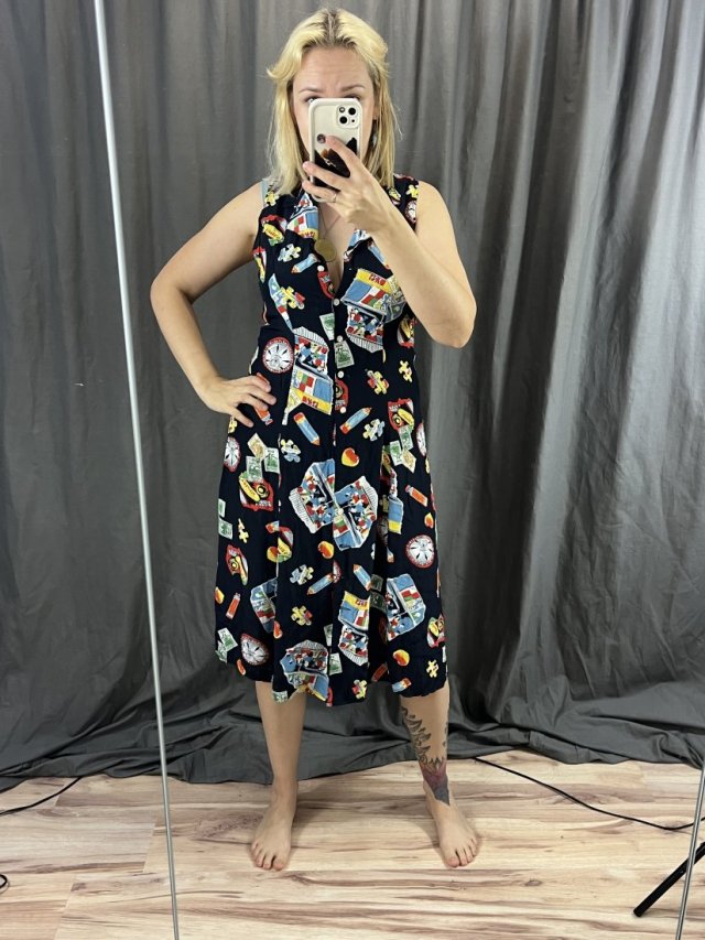 vintage dress lata 90te